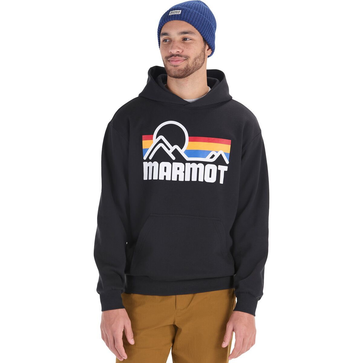 Image of Marmot Coastal Hoodie - Men's Black/Multi, S