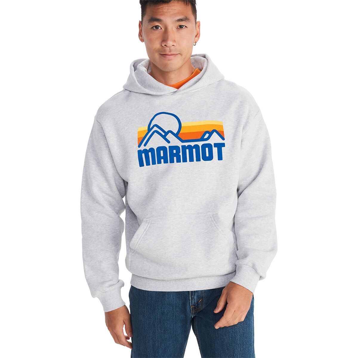 Image of Marmot Coastal Hoodie - Men's Light Grey Heather, S