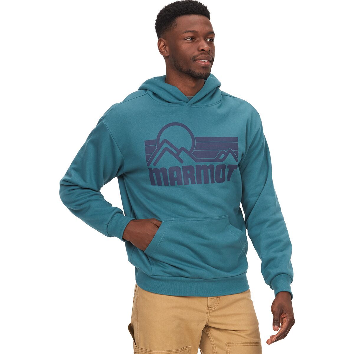 Marmot Coastal Hoodie - Men's Moon River, XL