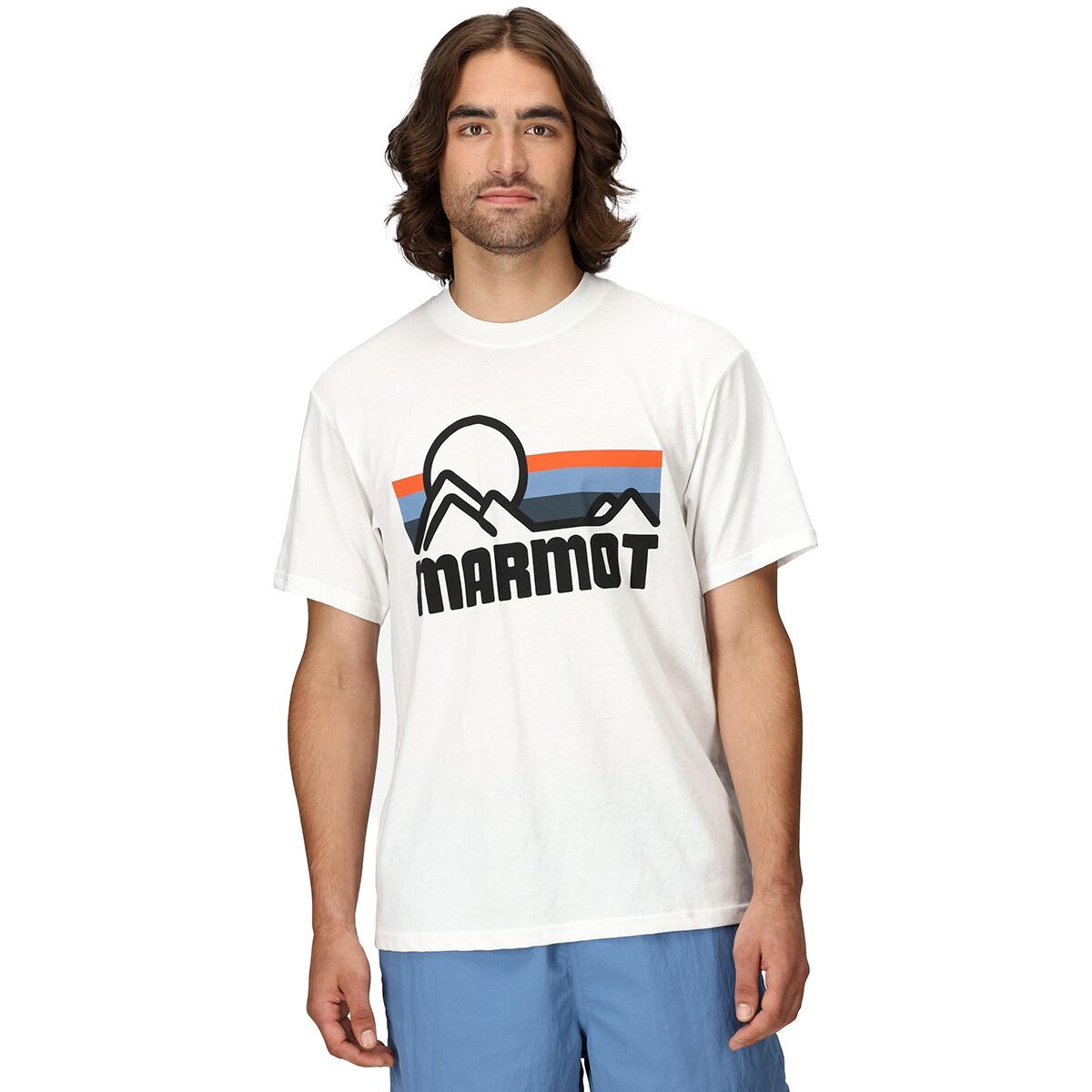 Image of Marmot Coastal T-Shirt - Men's White, M