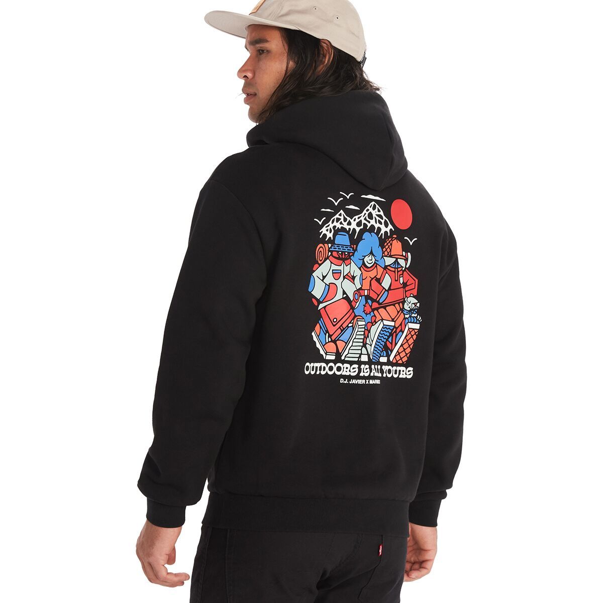 Marmot DJ Javier Heavyweight Hoodie - Men's Black, S