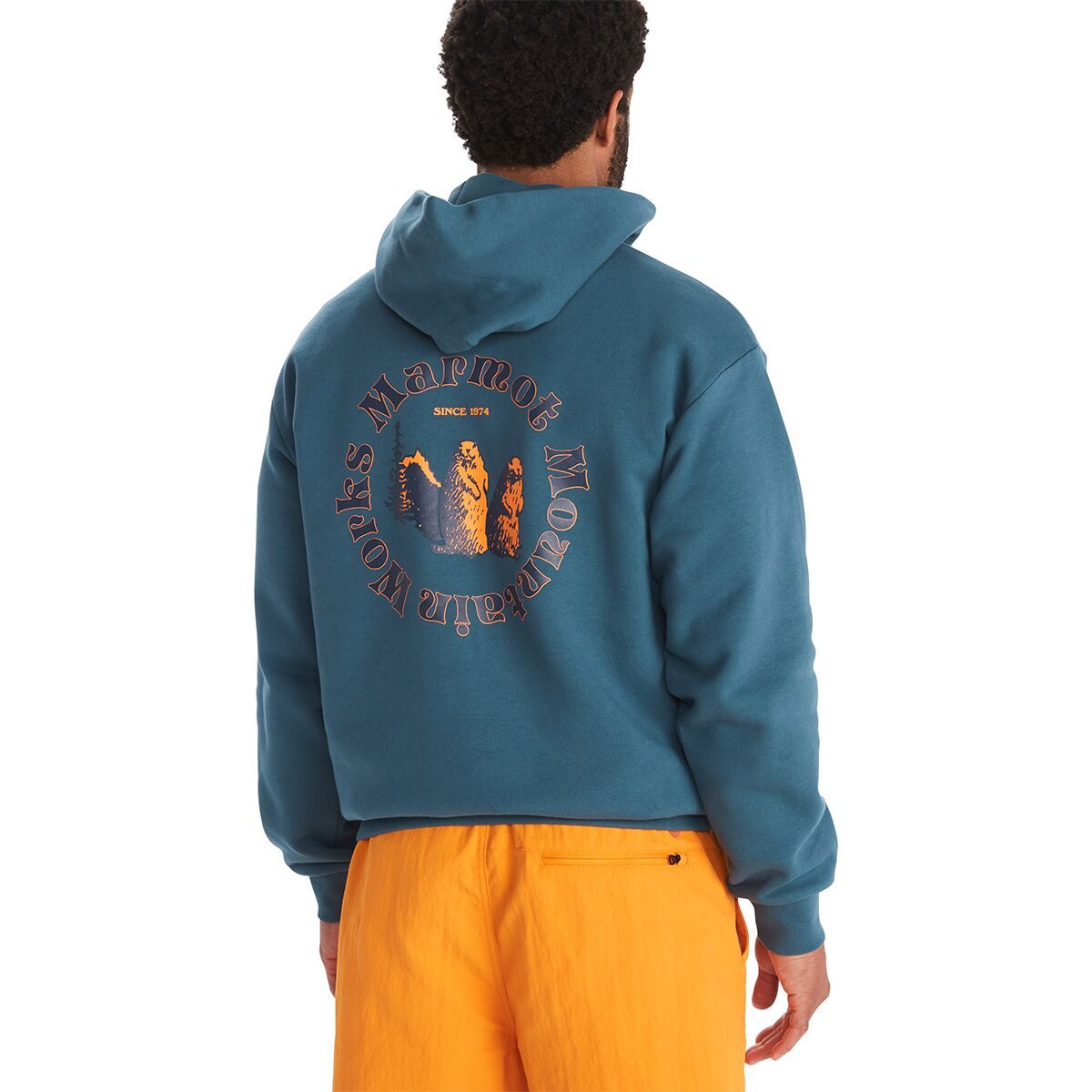 Marmot MMW Circle Heavyweight Full-Zip Hoodie - Men's Dusty Teal, M