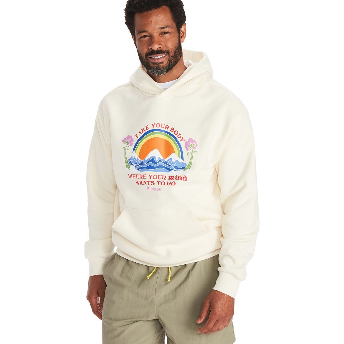 Marmot Mental Health Heavyweight Hoodie - Men's Papyrus, XXS
