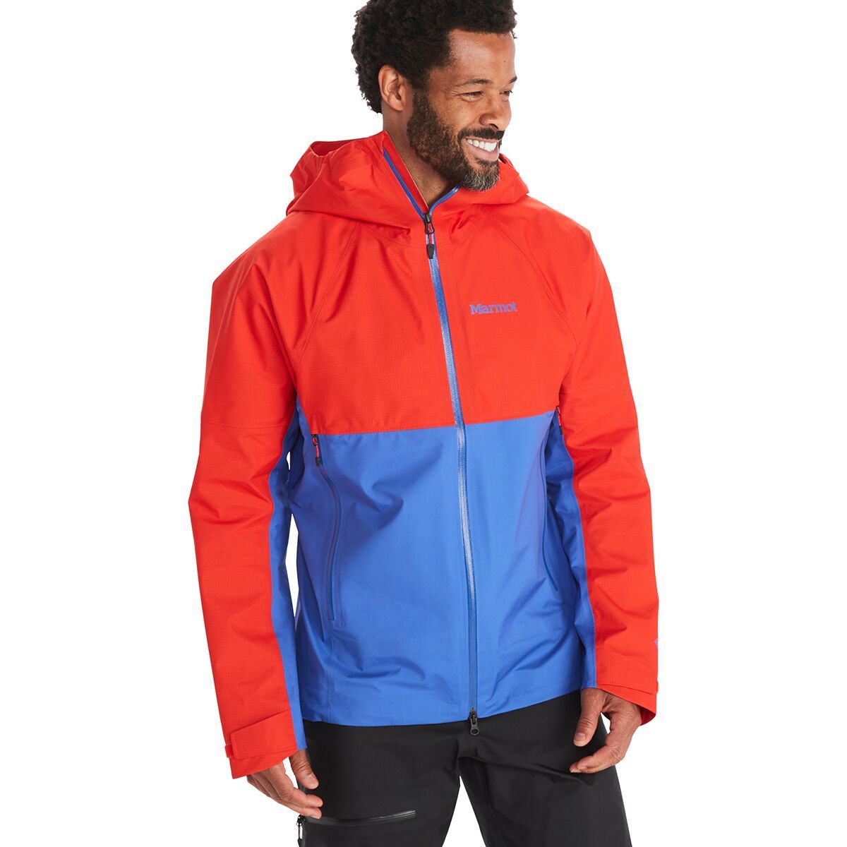 Marmot Mitre Peak GORE-TEX Jacket - Men's Victory Red/Trail Blue, M
