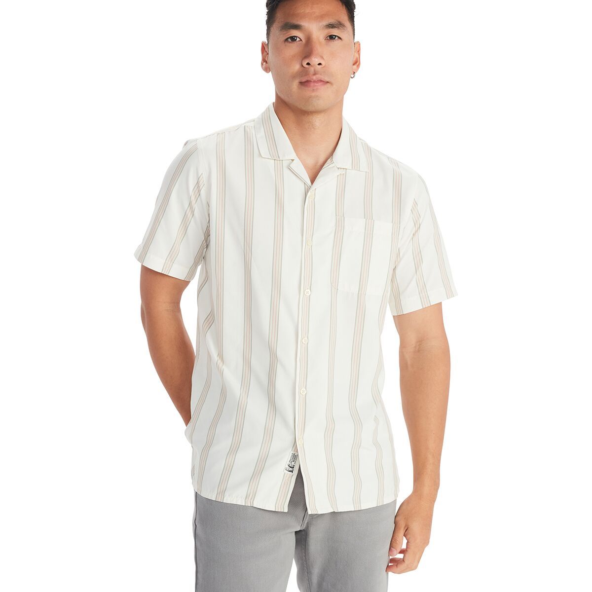 Image of Marmot Muir Camp Novelty Shirt - Men's Papyrus, XL