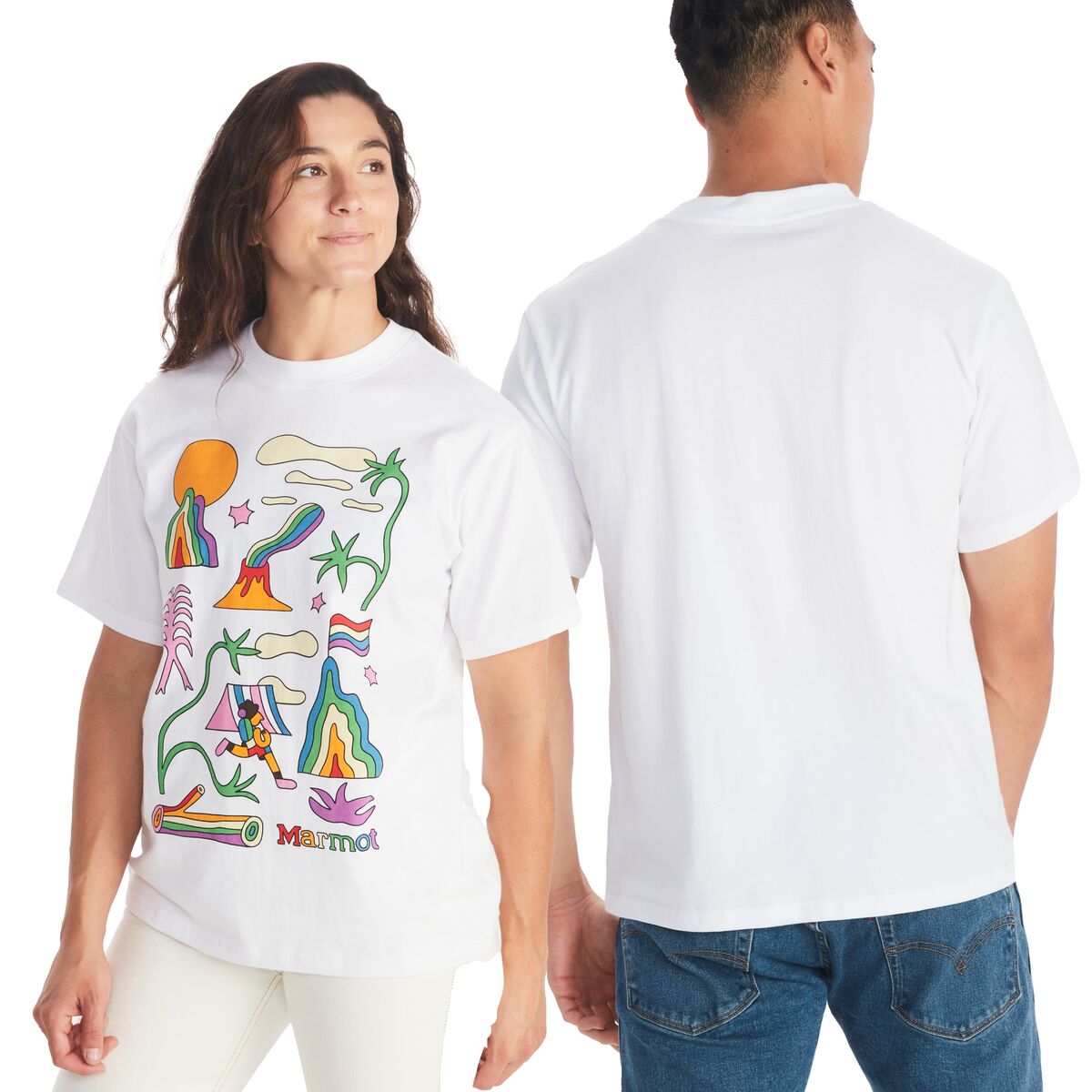 Image of Marmot Pride Heavyweight T-Shirt - Men's White, XL