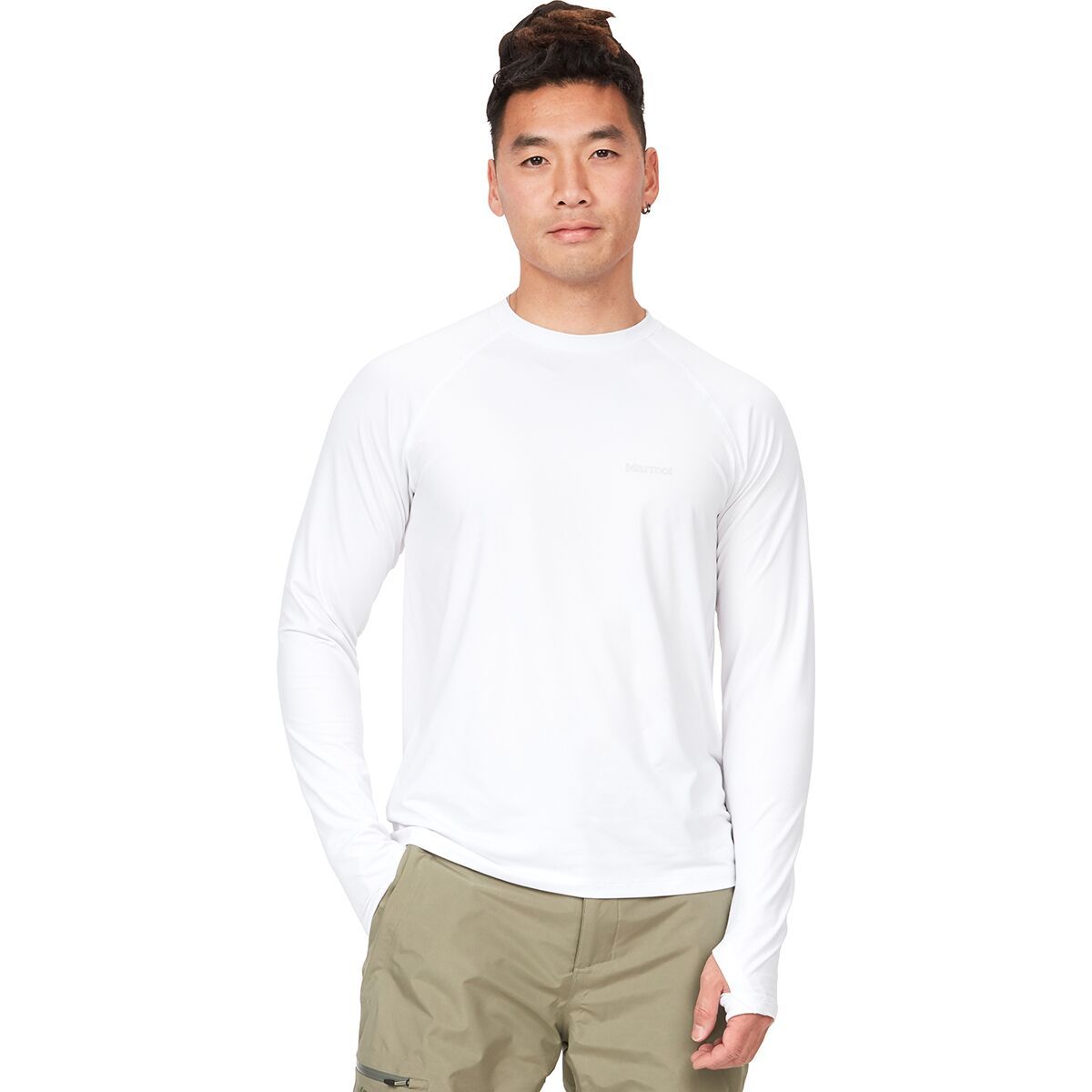 Image of Marmot Windridge Long-Sleeve Shirt - Men's White, S
