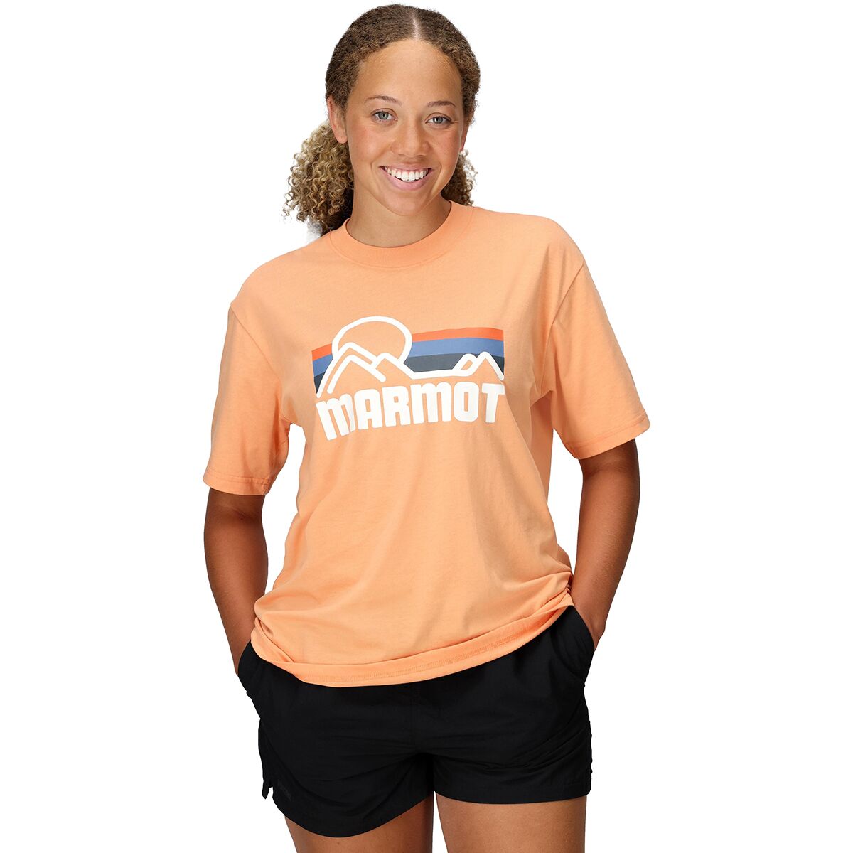 Image of Marmot Coastal T-Shirt - Women's Fresh Apricot, XS