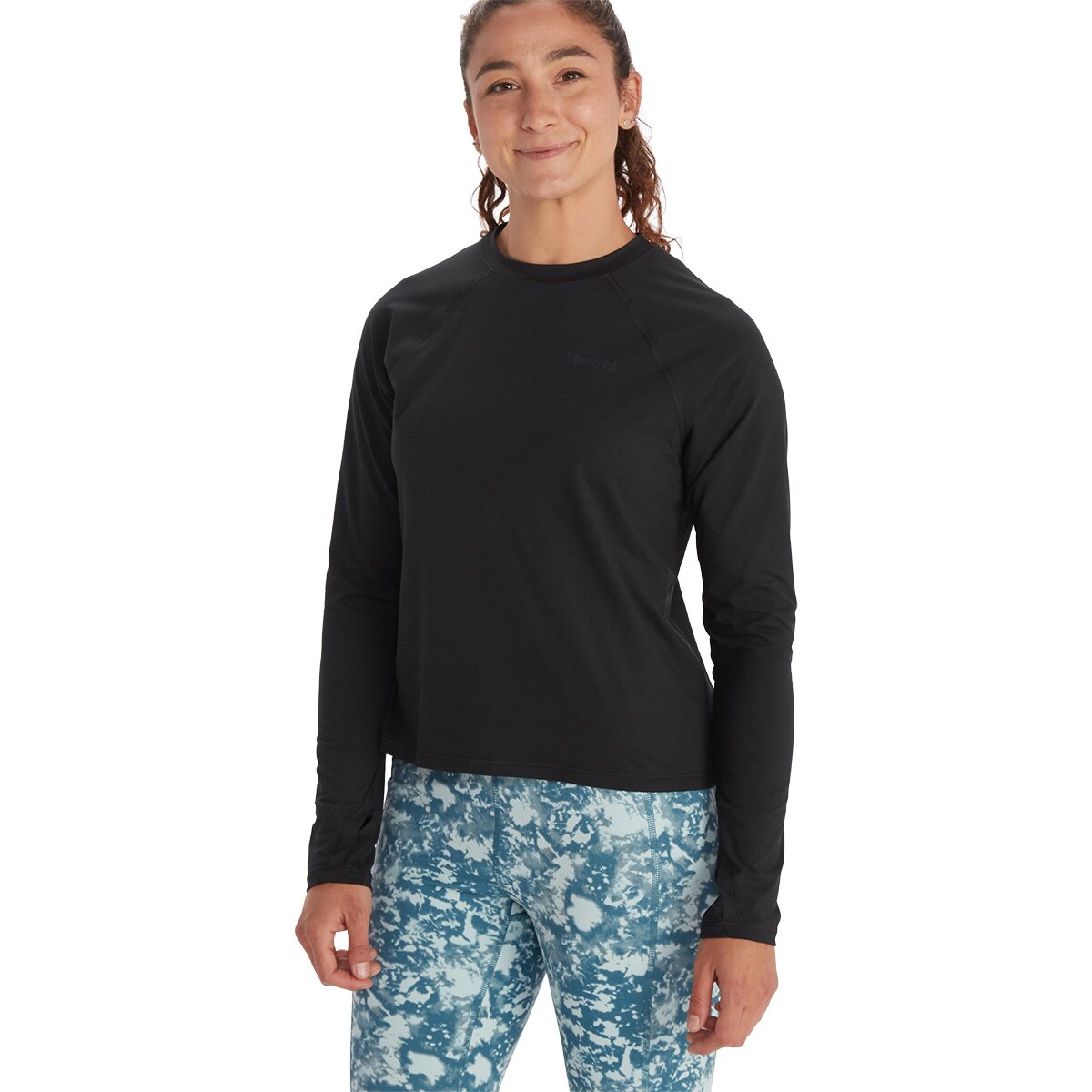 Image of Marmot Windridge Long-Sleeve Top - Women's Black, XL