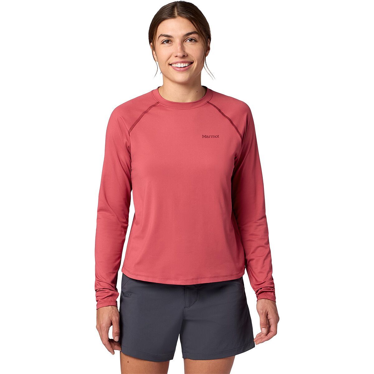 Image of Marmot Windridge Long-Sleeve Top - Women's Dried Rose, S