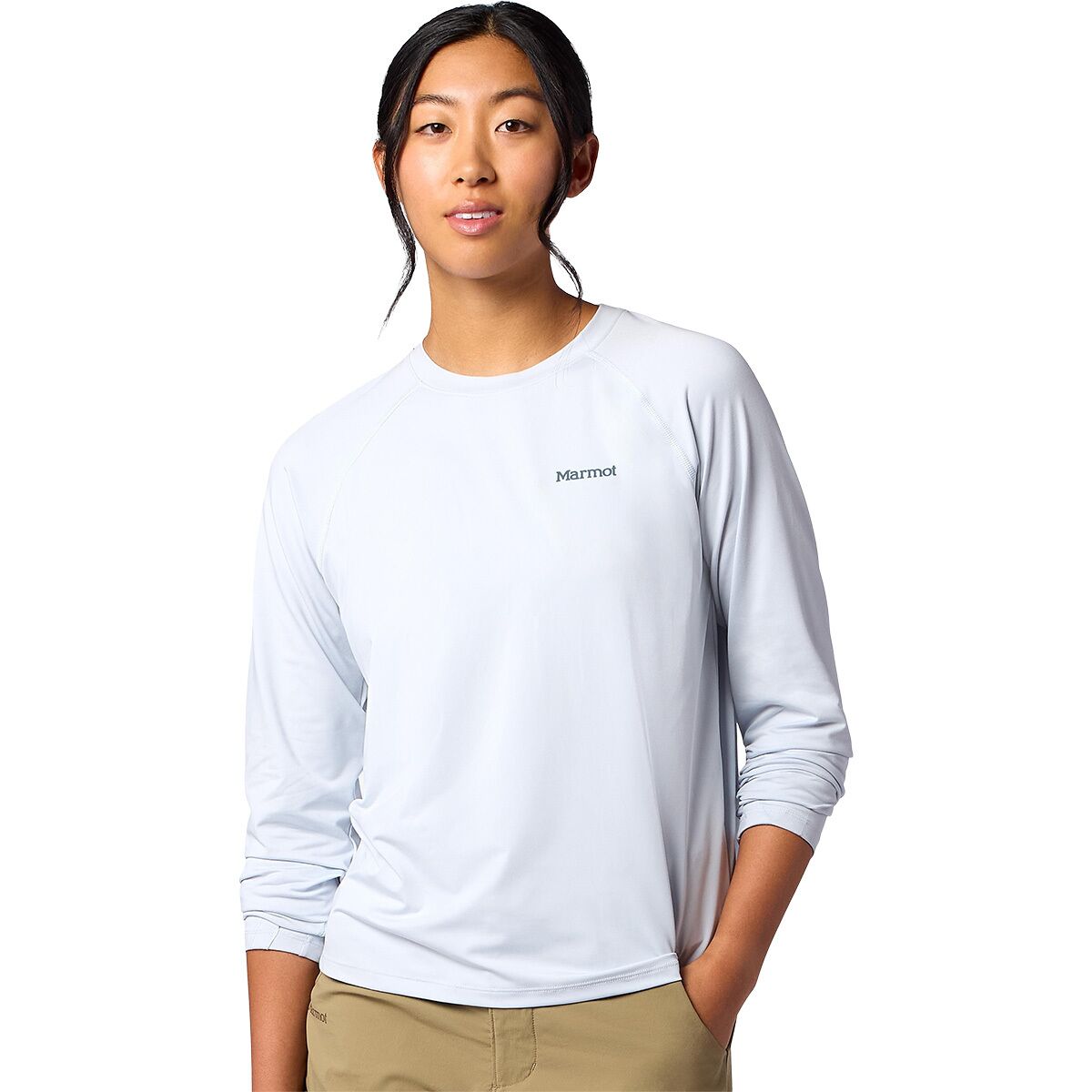 Image of Marmot Windridge Long-Sleeve Top - Women's Vapor, XL