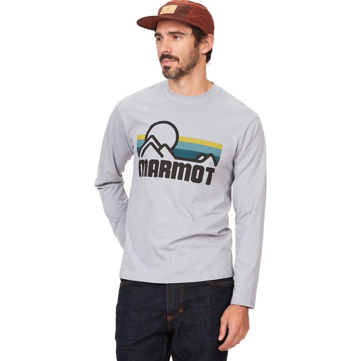 Marmot Coastal Long-Sleeve T-Shirt - Men's Sleet, XXL
