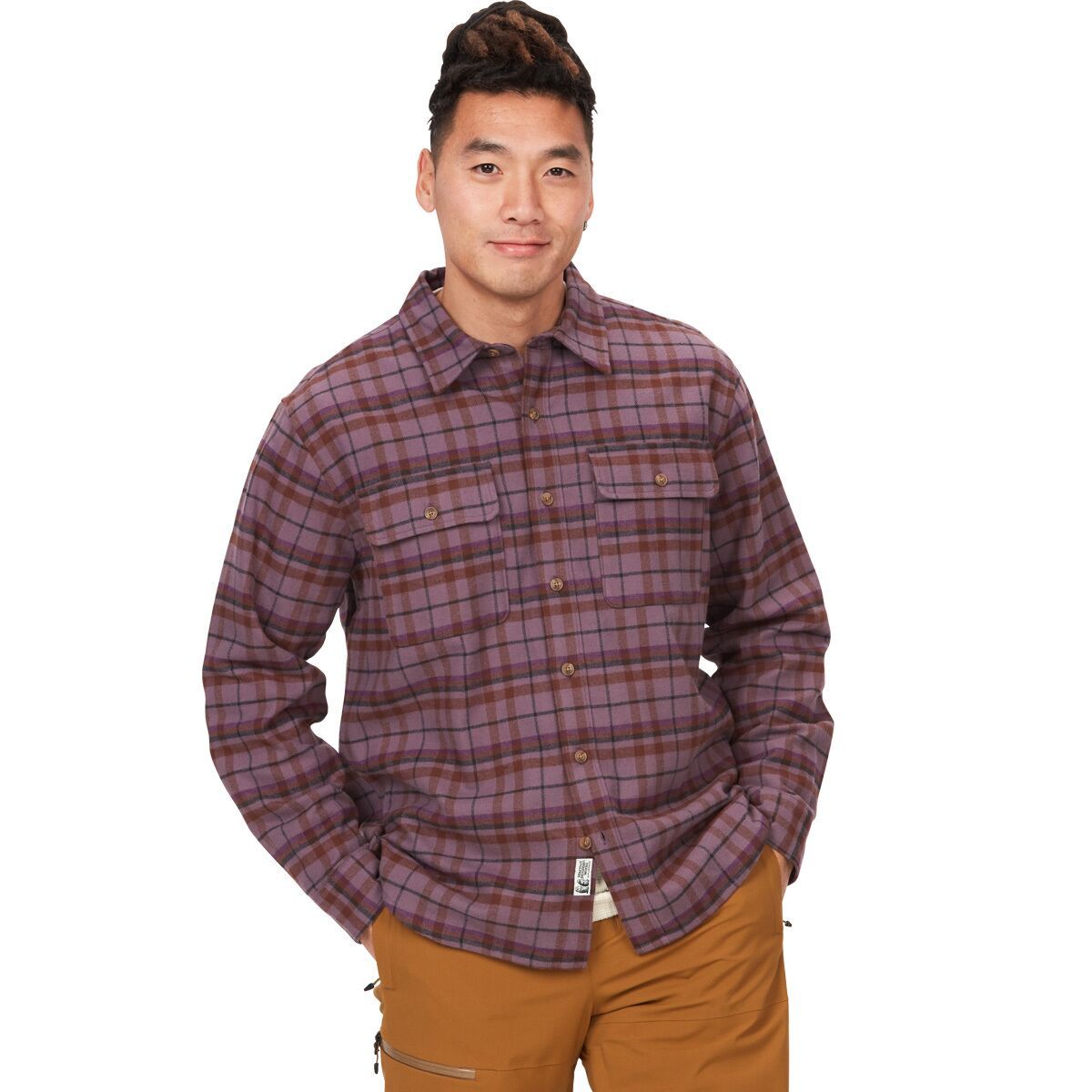 Marmot Doran Midweight Flannel Shirt - Men's Hazy Purple, S