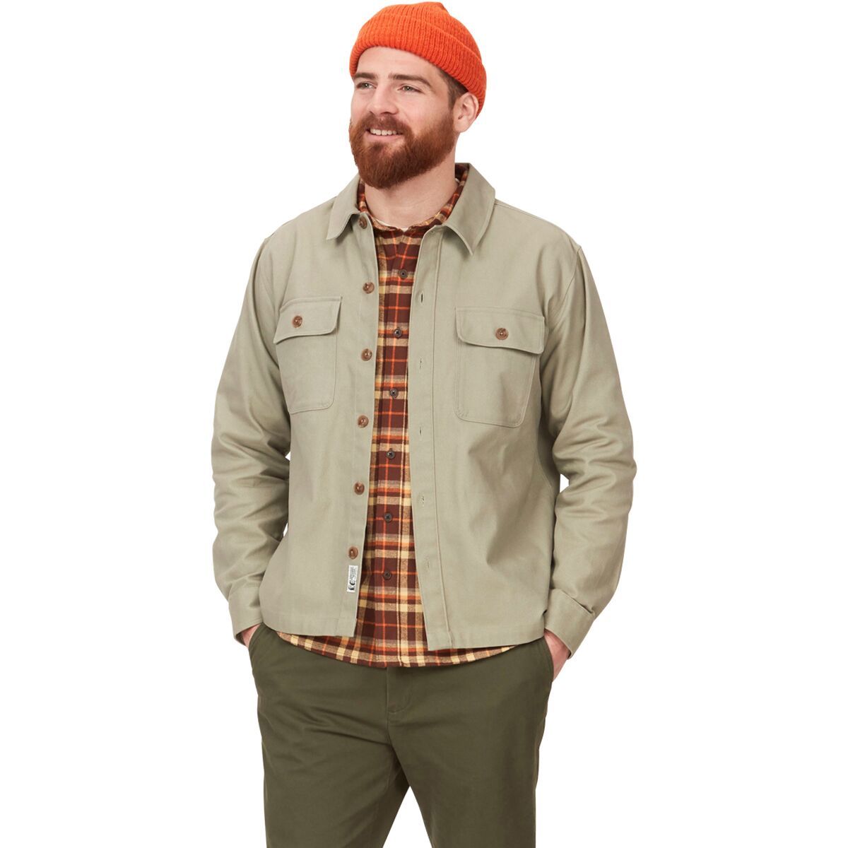 Marmot Incline Heavyweight Flannel Shirt - Men's Vetiver, XL