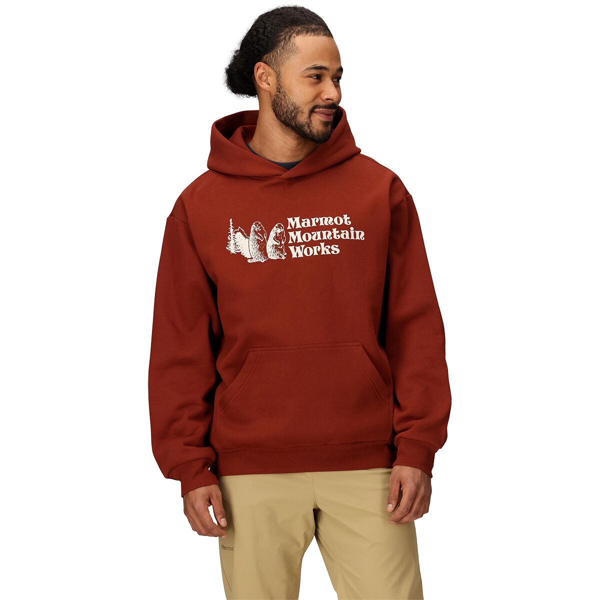 Image of Marmot MMW Heavyweight Hoodie - Men's Pecan, XXL
