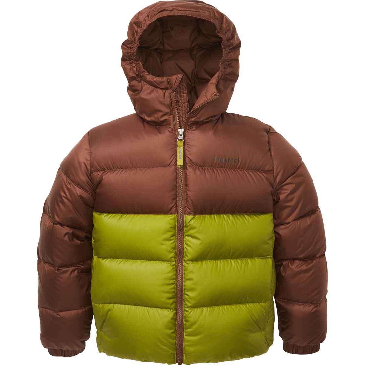 Image of Marmot Guides Down Hoodie - Kids' Pinecone/Cilantro, XL