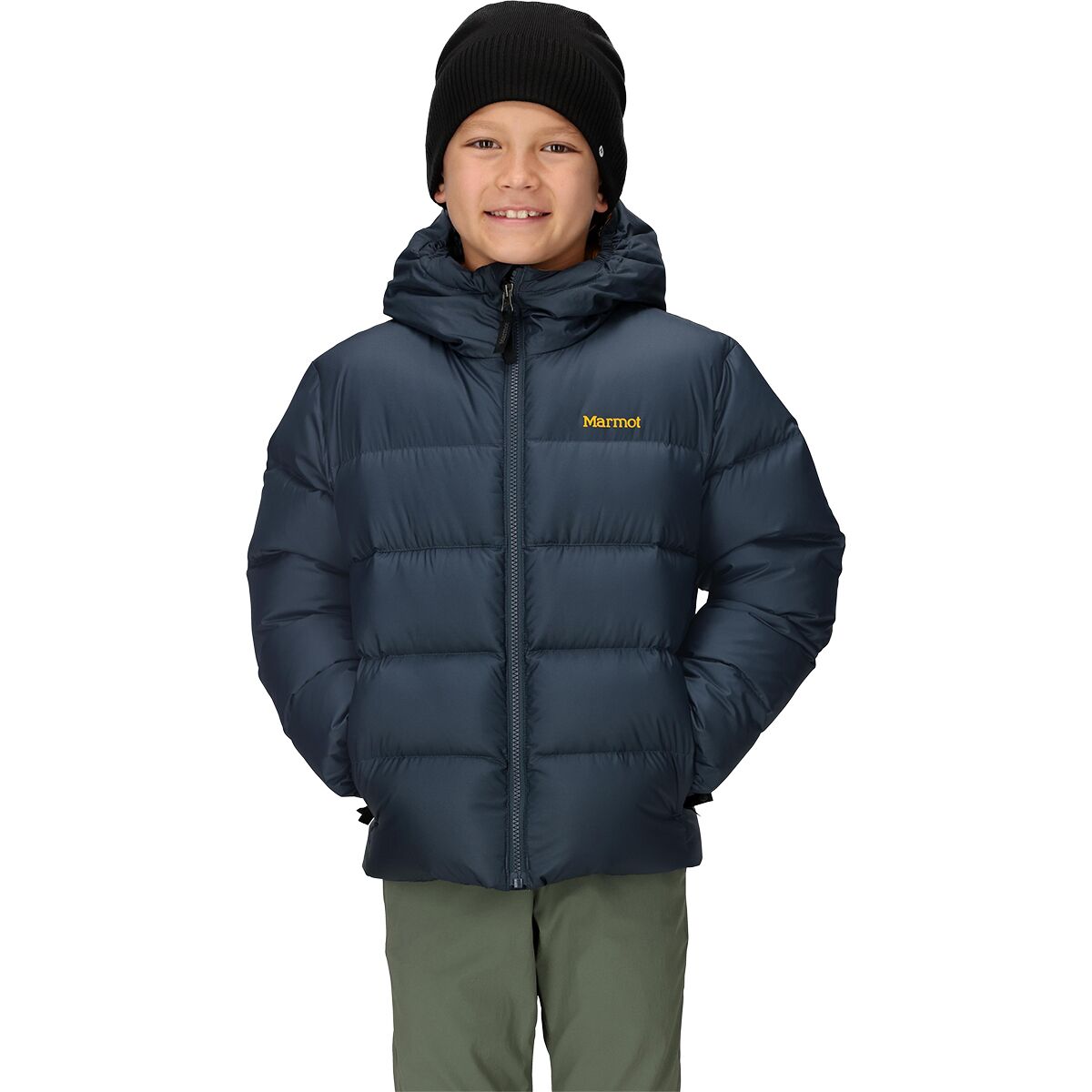 Image of Marmot Guides Down Hoodie - Kids' Thunderhead, S
