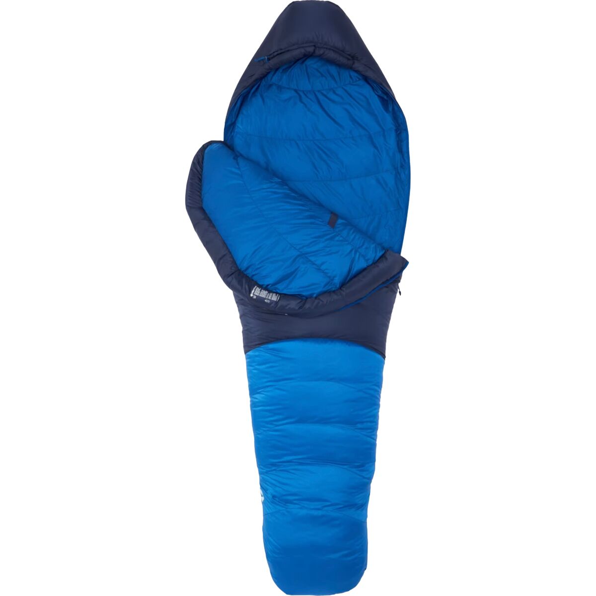 Marmot Marmot Helium Sleeping Bag: 15F Down Arctic Navy/Dark Azure, Short/Left Zip