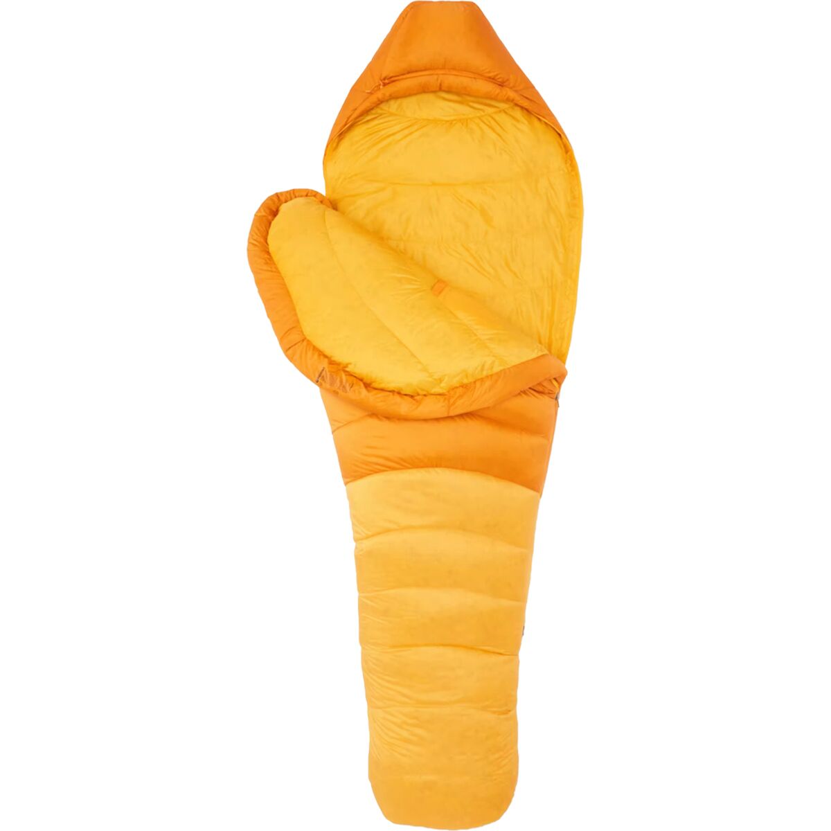 Marmot Marmot Lithium Sleeping Bag: 0F Down Orange Pepper/Golden Sun, Long/Left Zip