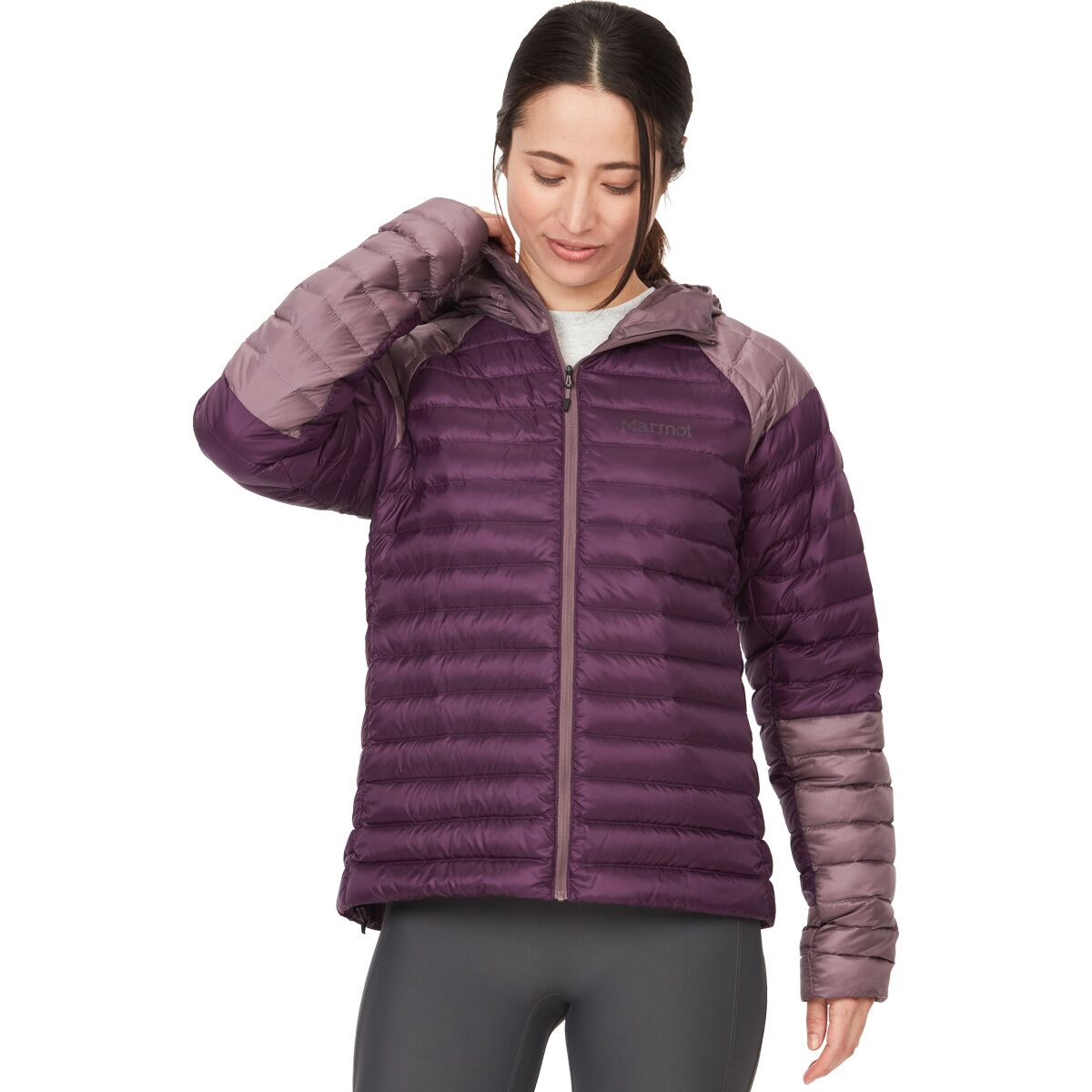 Marmot Marmot Hype Down Hoodie - Women's Hazy Purple/Purple Fig, XS