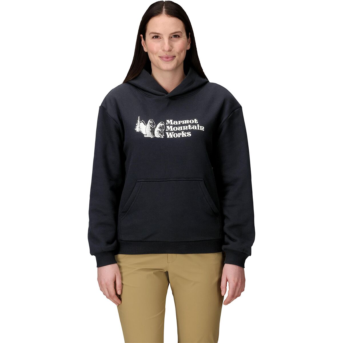 Image of Marmot MMW Hoodie - Women's Black, M