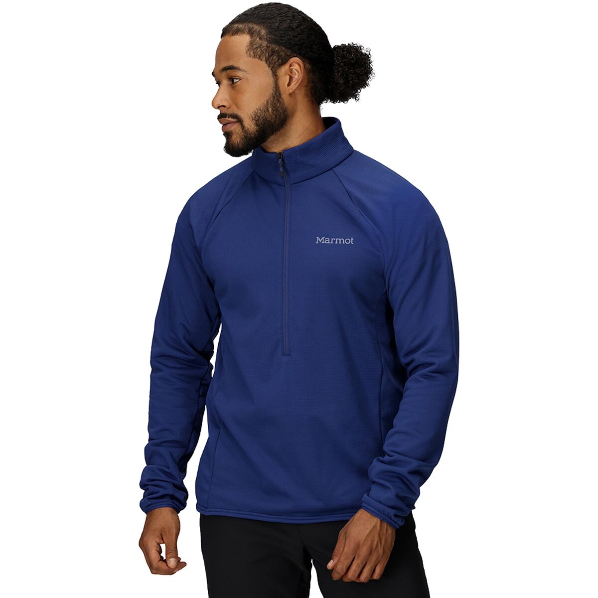 Image of Marmot Leconte Fleece 1/2-Zip Jacket - Men's Twilight Blue, XL