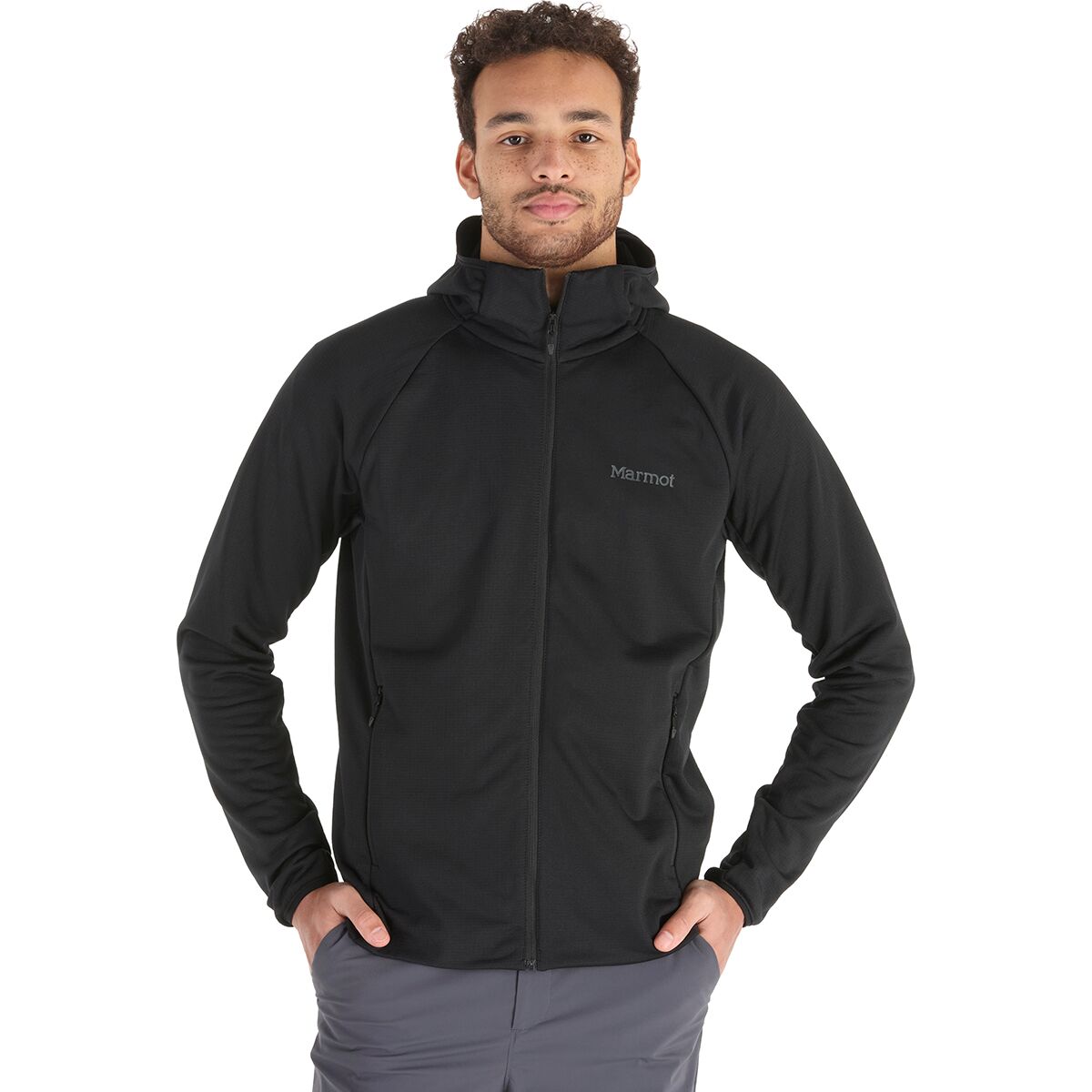 Image of Marmot Leconte Full-Zip Hoodie - Men's Black, XXL