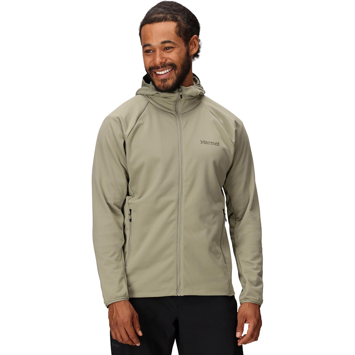 Image of Marmot Leconte Full-Zip Hoodie - Men's Vetiver, M