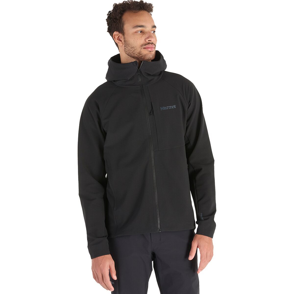 Marmot Pinnacle DriClime Hooded Jacket - Men's Black, S