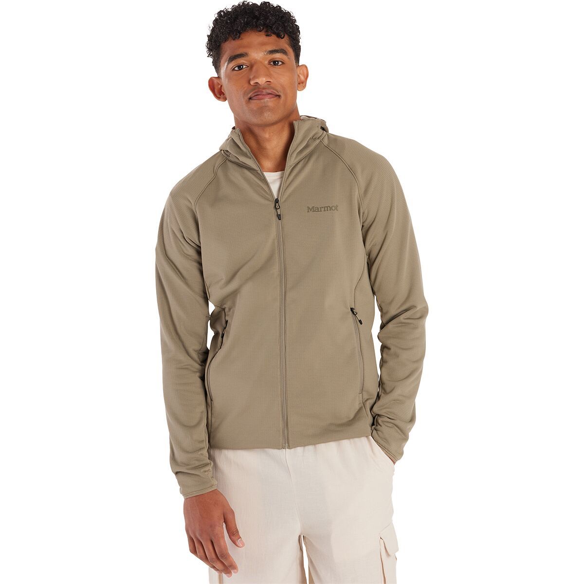 Marmot Pinnacle DriClime Hooded Jacket - Men's Vetiver, XL