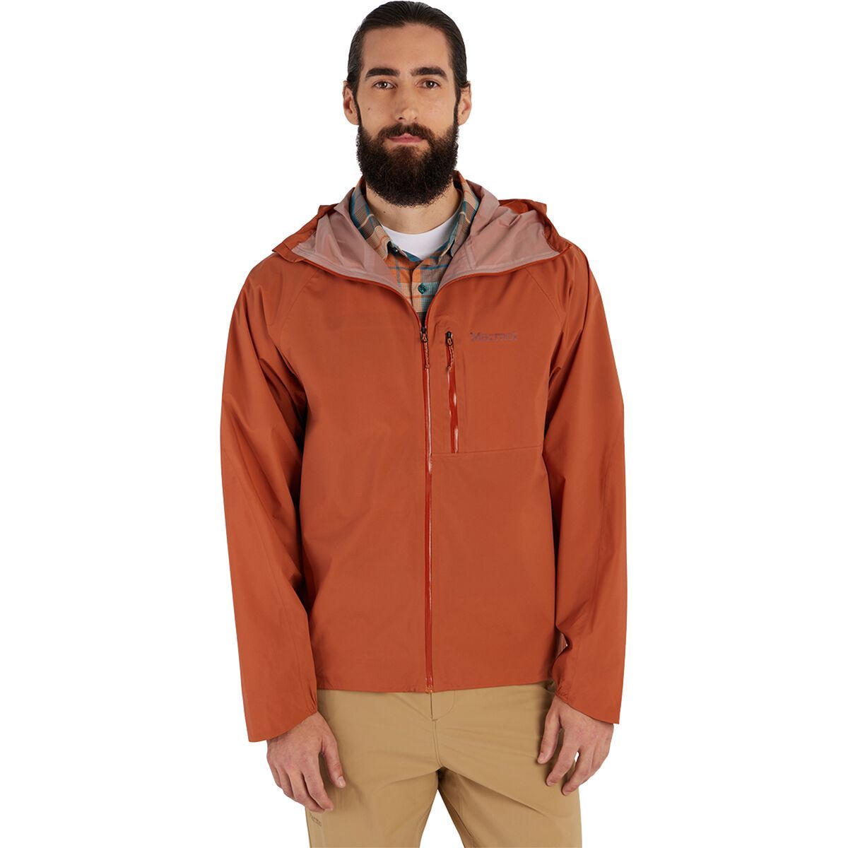 Marmot Superalloy Bio Rain Jacket - Men's Auburn, XL