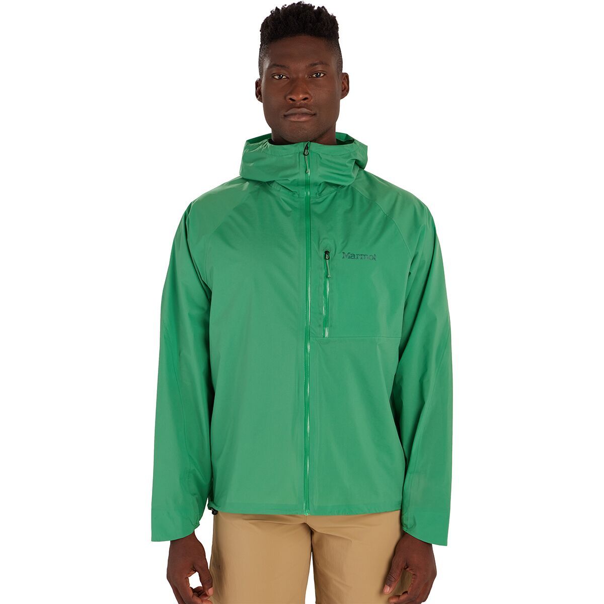 Marmot Superalloy Bio Rain Jacket - Men's Clover, L