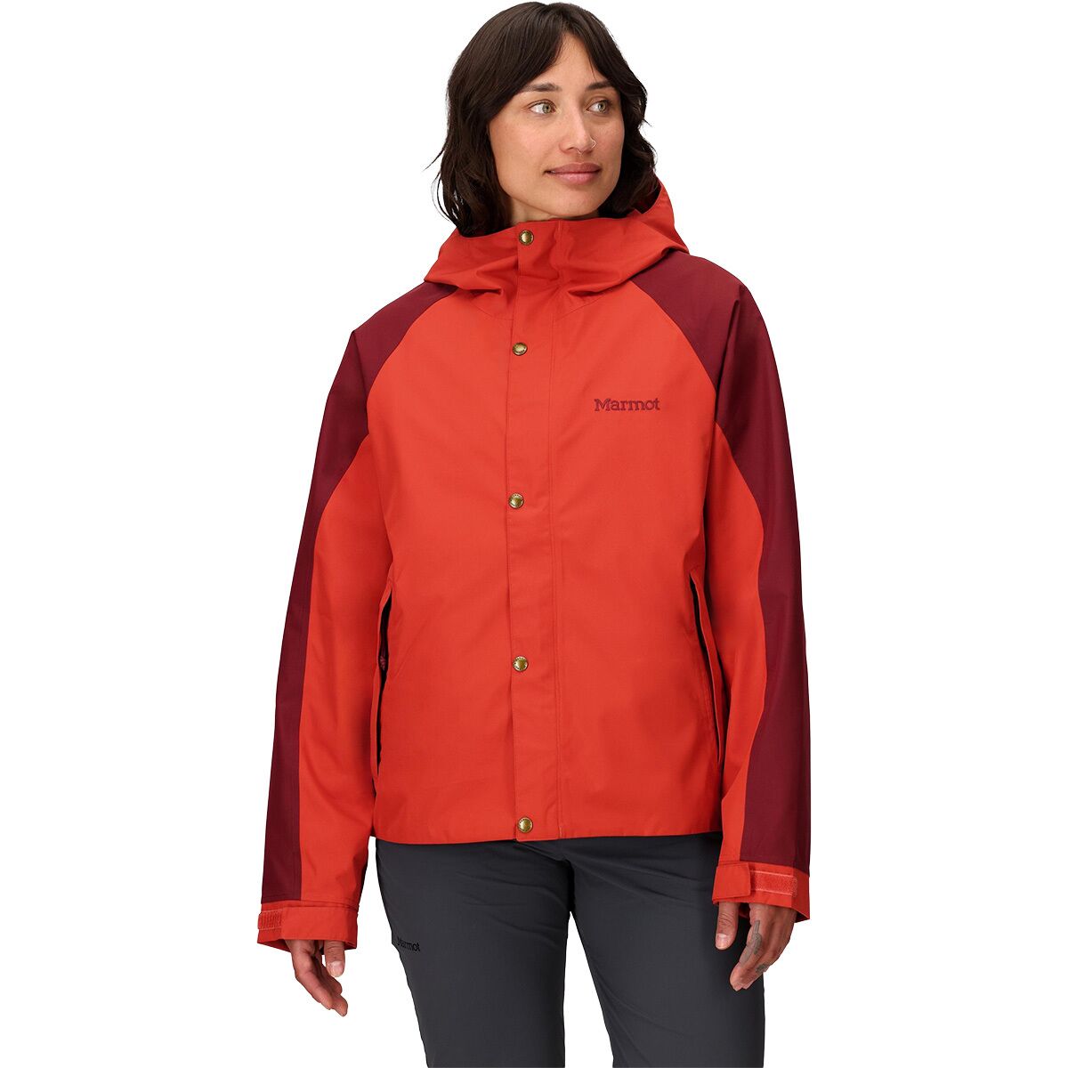 Image of Marmot Cascade Jacket - Women's Sumac/Acai Berry, S