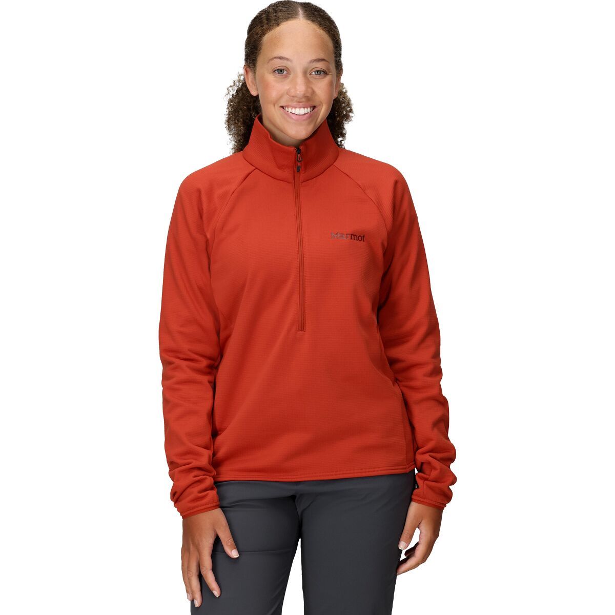 Image of Marmot Leconte Fleece 1/2-Zip Jacket - Women's Sumac, XS