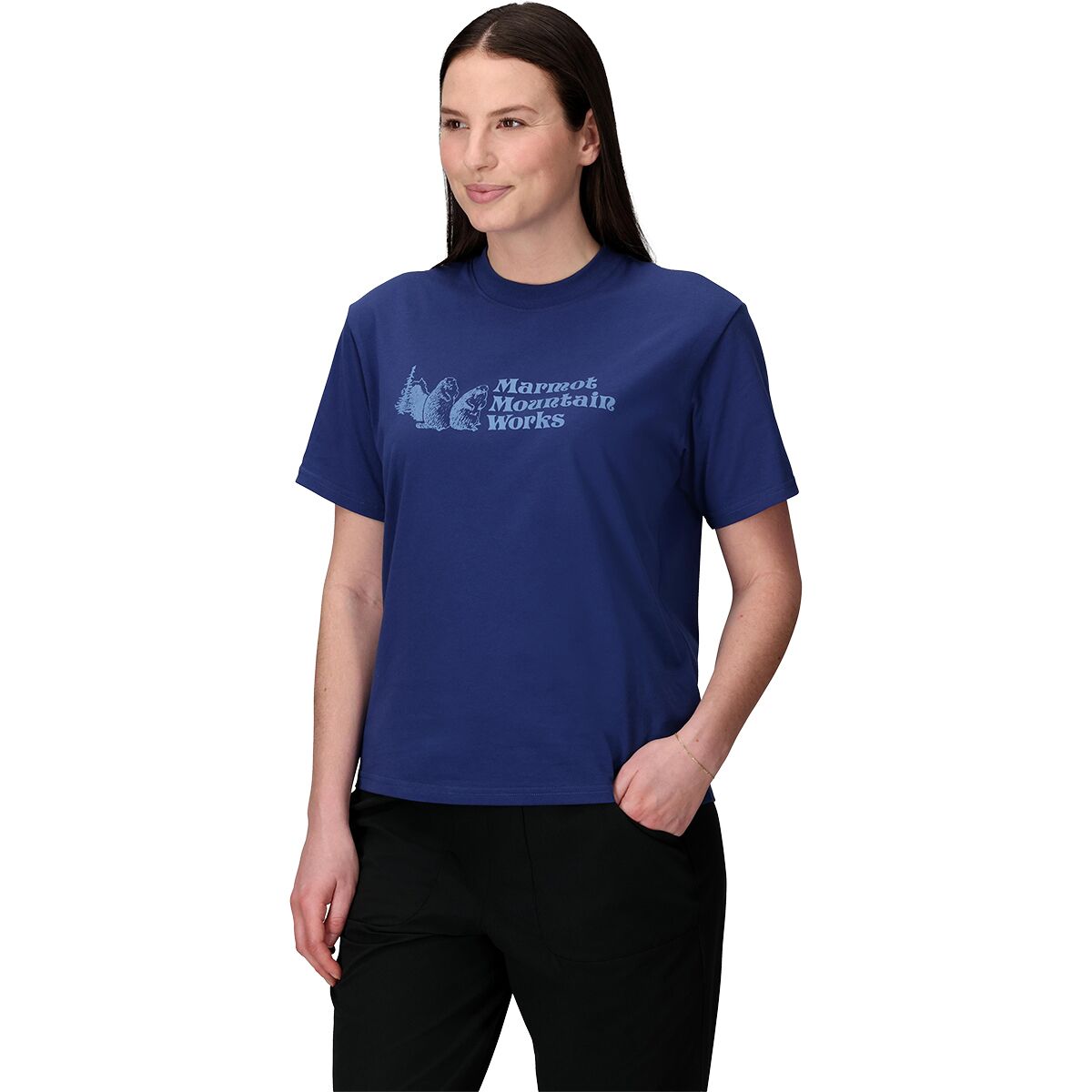 Image of Marmot MMW Short-Sleeve T-Shirt - Women's Twilight Blue, S