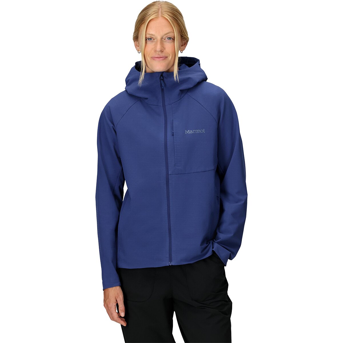 Image of Marmot Pinnacle DriClime Hoodie - Women's Twilight Blue, XL