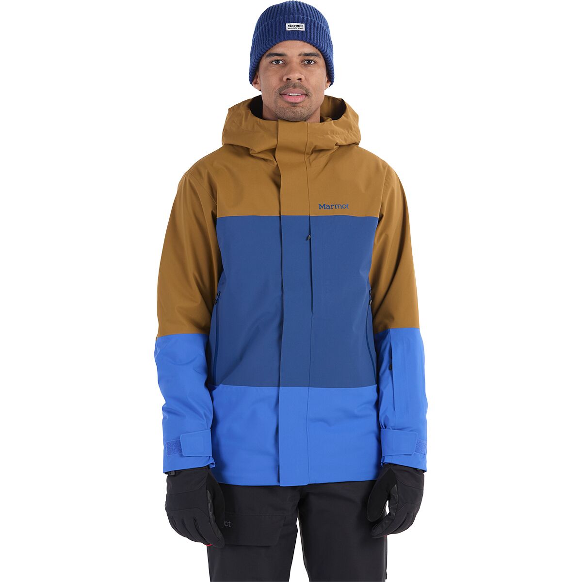 Image of Marmot Elevation Jacket - Men's Hazel/Twilight Blue/Trail Blue, L