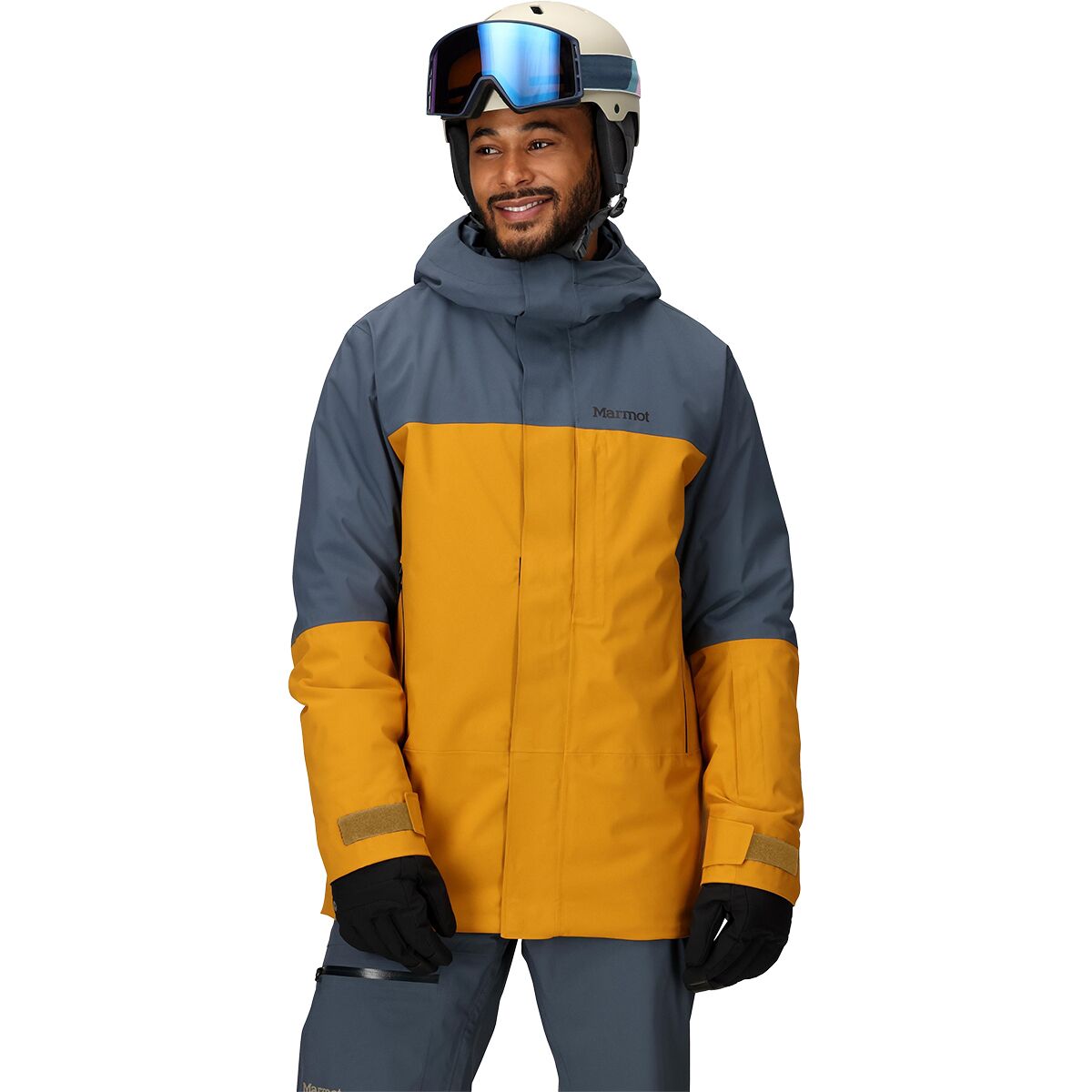 Image of Marmot Elevation Jacket - Men's Thunderhead/Honey Glaze, L