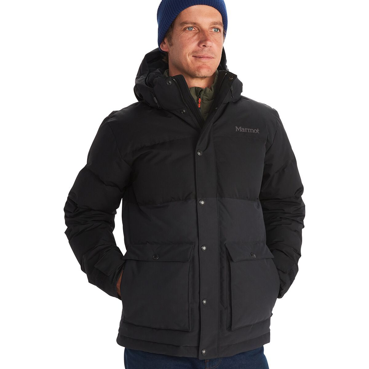 Image of Marmot Fordham Down Jacket - Men's Black, L
