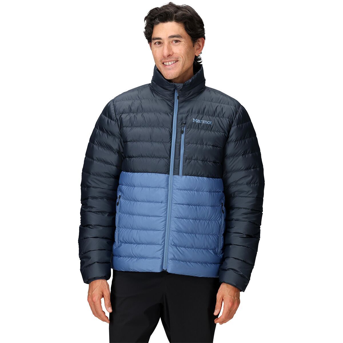 Image of Marmot Highlander Down Jacket - Men's Thunderhead/Rain Cloud, XL