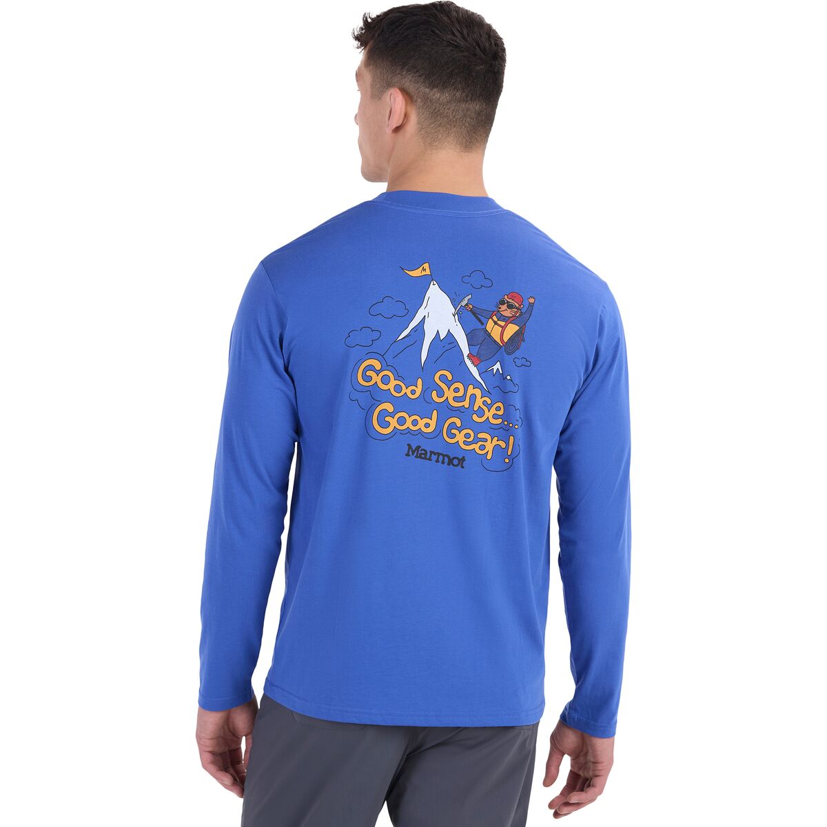 Marmot Marmot Ice Climbing Marty Long-Sleeve T-Shirt - Men's Trail Blue, L