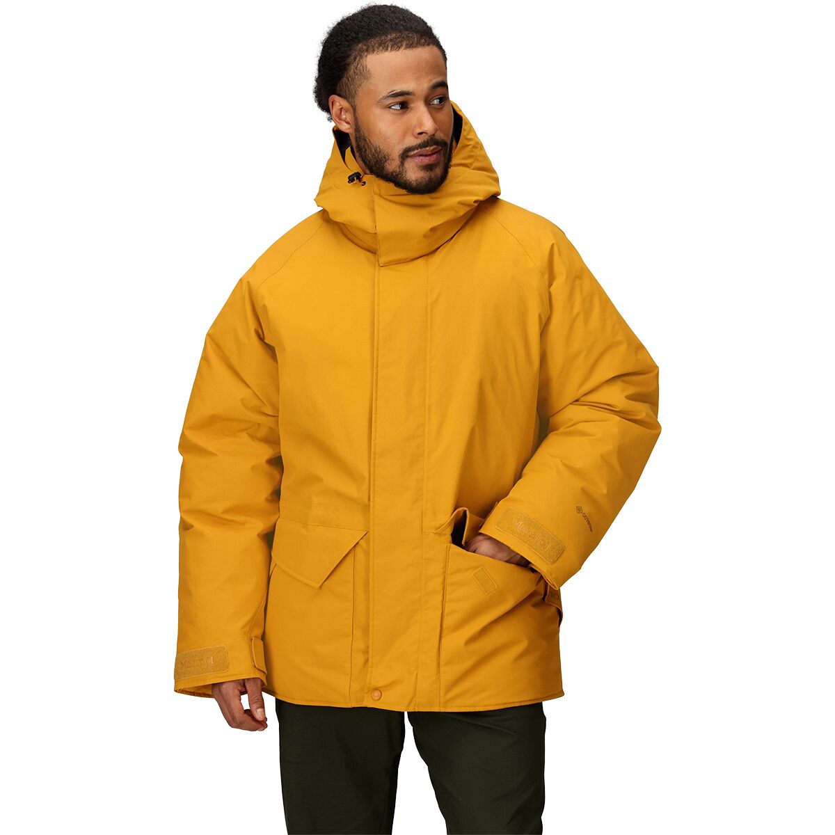 Image of Marmot Mammoth Parka - Men's Honey Glaze/Hickory Nut Marmot Archives, XXL