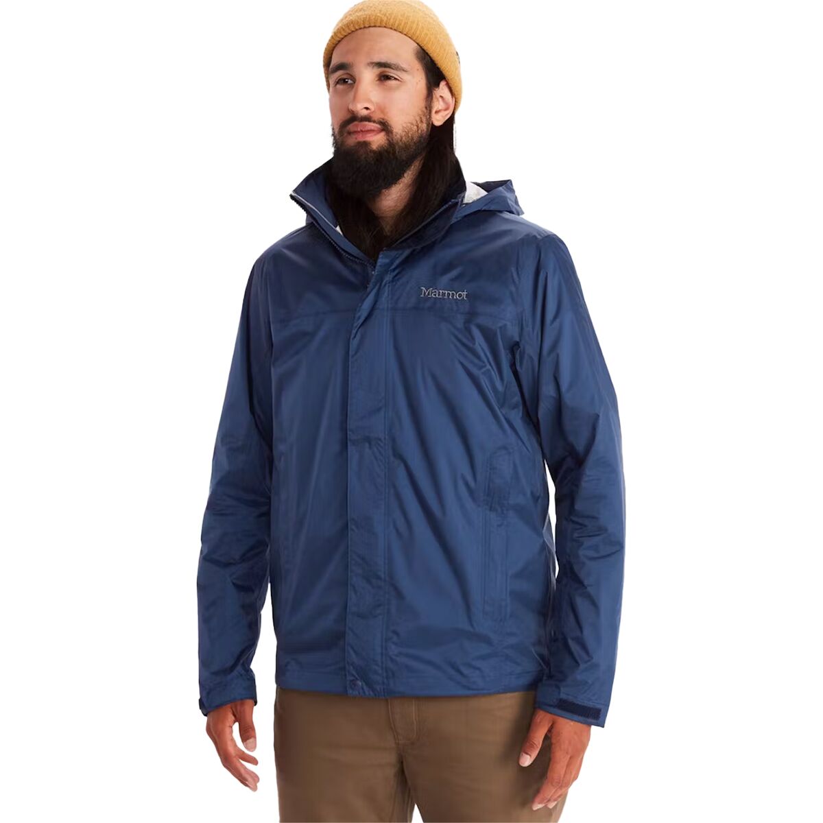 Image of Marmot PreCip Eco Jacket - Men's Arctic Navy, M