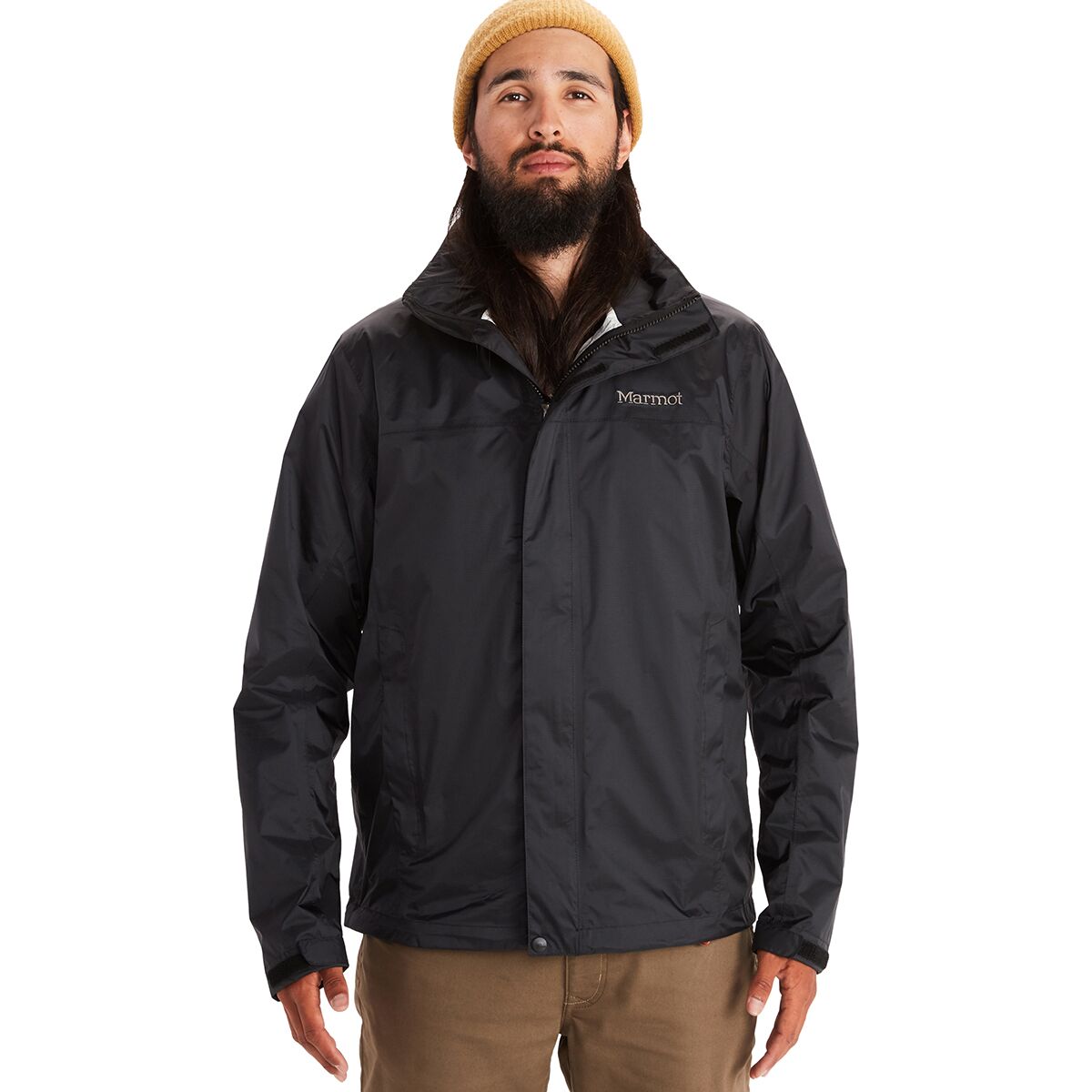 Image of Marmot PreCip Eco Jacket - Men's Black, S