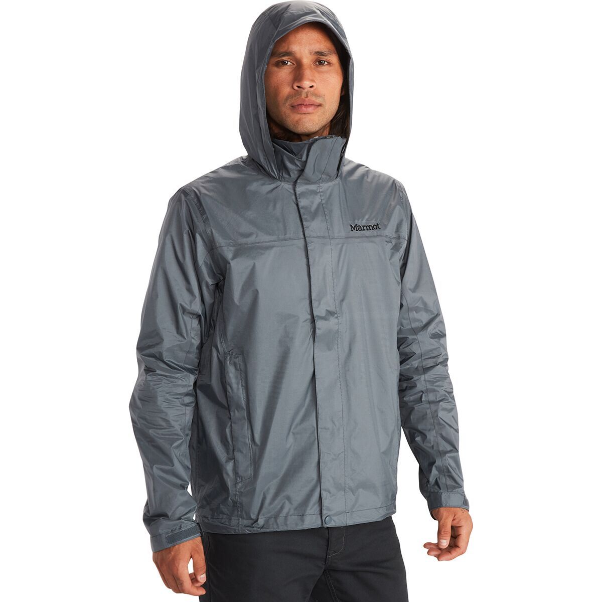 Image of Marmot PreCip Eco Jacket - Men's Steel Onyx, M