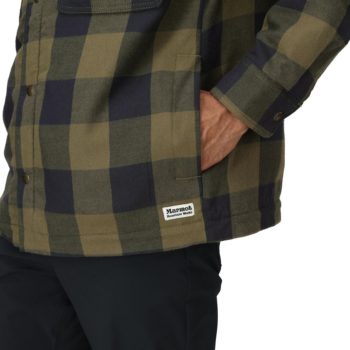 Marmot Ridgefield Sherpa Flannel Shirt Jacket - Men's - Clothing