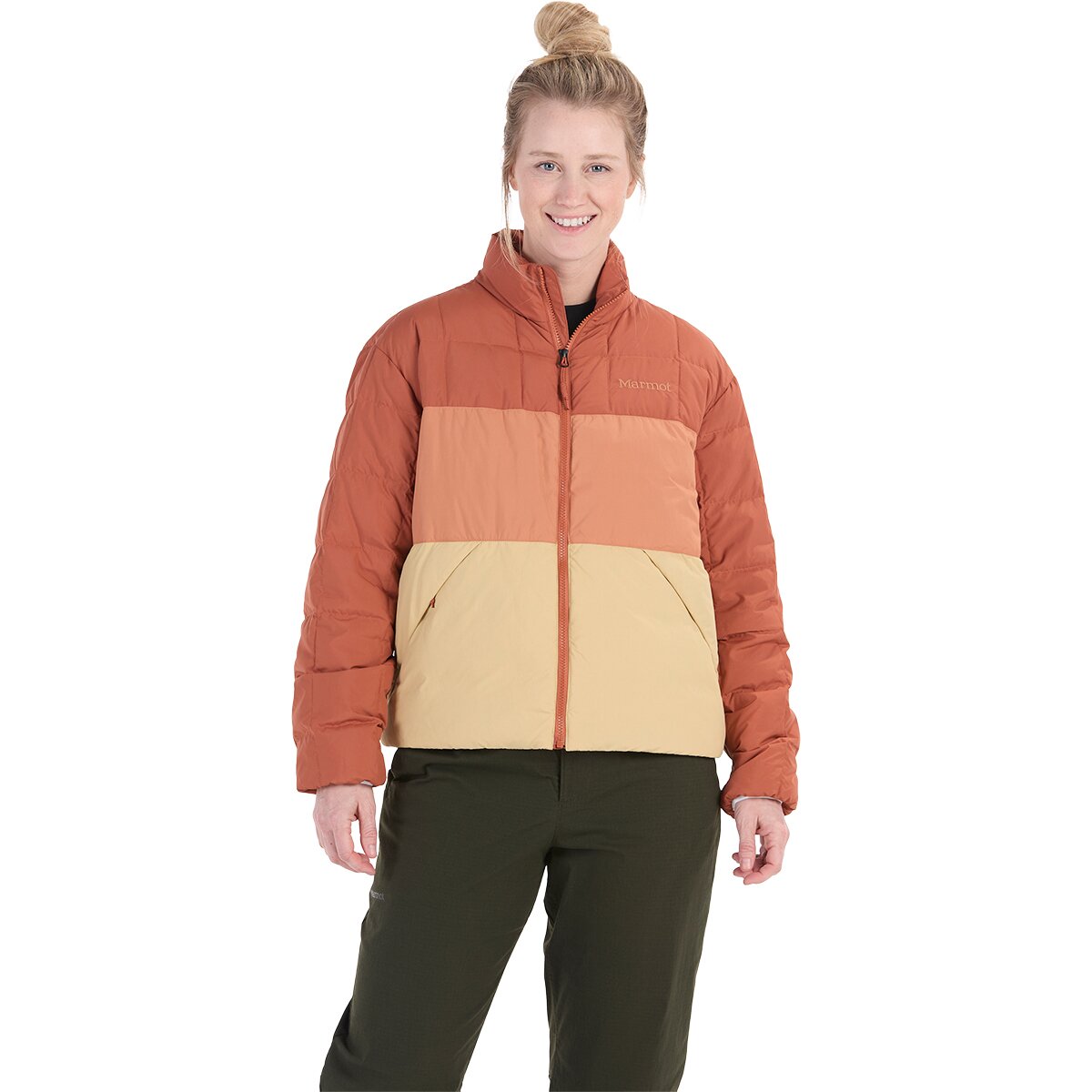 Image of Marmot Ares Jacket - Women's Auburn/Sunburn/Light Oak, M