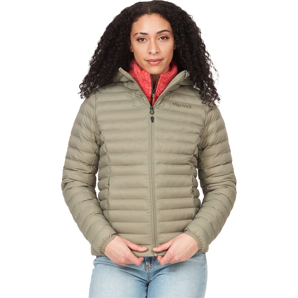 Image of Marmot Echo Featherless Hoodie - Women's Vetiver, L