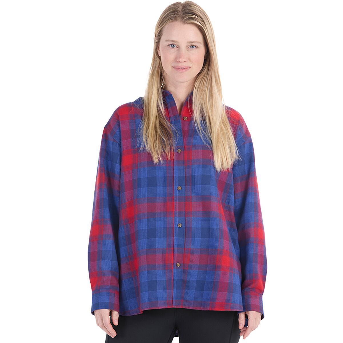 Image of Marmot Fairfax Lightweight Relaxed Flannel - Women's Team Red, M