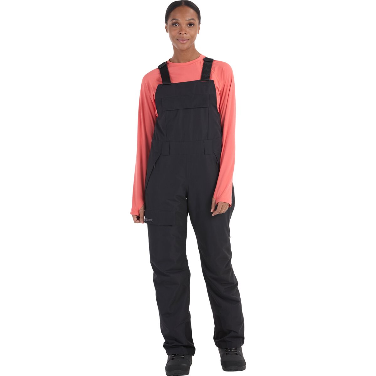 Image of Marmot Glades Insulated Bib Pant - Women's Black, M